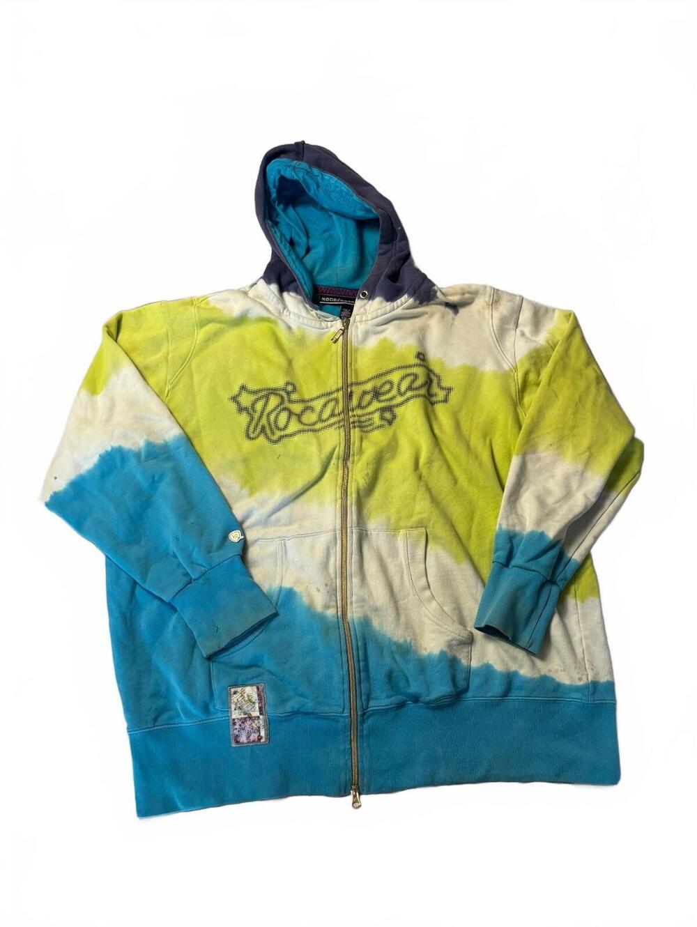 Rocawear Men's 3XL Tie-Dye Zip-Up Hoodie